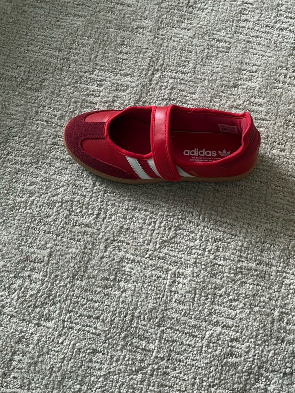 adidas Samba Red White Gum Women's Sneaker